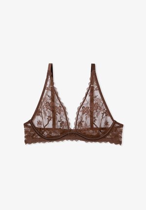 Etam, PERSIENNE - Underwired bra - brown lurex