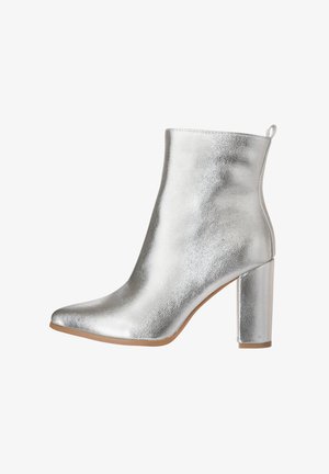 Salinyang High heeled ankle boots - silberfarben