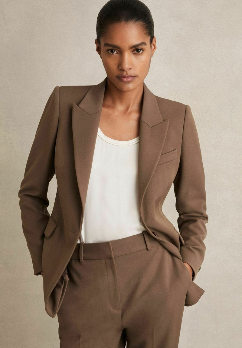 Reiss GABI TAILORED SINGLE BREASTED - Blejzer - mink neutral