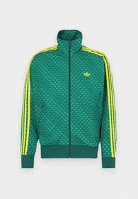 FIREBIRD MONOGRAM - Cipzáras pulóver - collegiate green