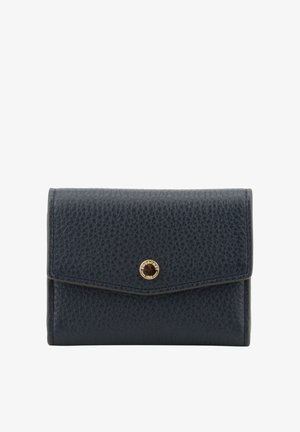 Pourchet, PORTE-MONNAIE EN CUIR DE VEAU - CLUB - Portefeuille - marine