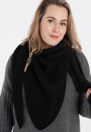 Knit Factory DEMY - Halsdoek - black