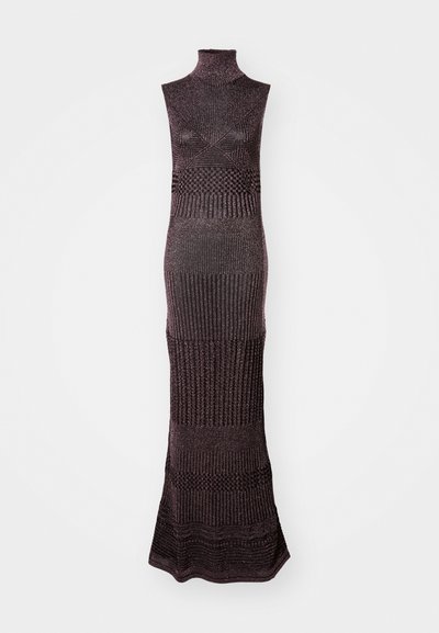 Missoni SLEEVELESS LONG DRESS - Pulóverruha - black/pink base