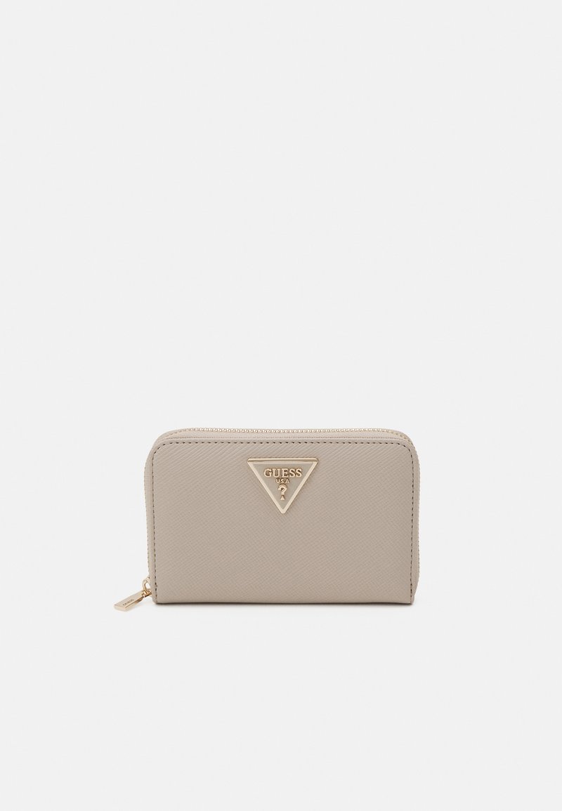 Guess LAUREL MEDIUM ZIP AROUND - Portemonnee - taupe
