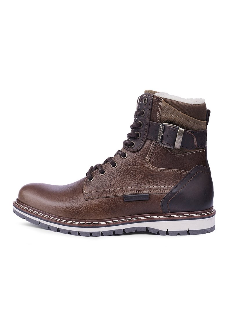 Bata - Vinterstøvler - dark brown, Forstør