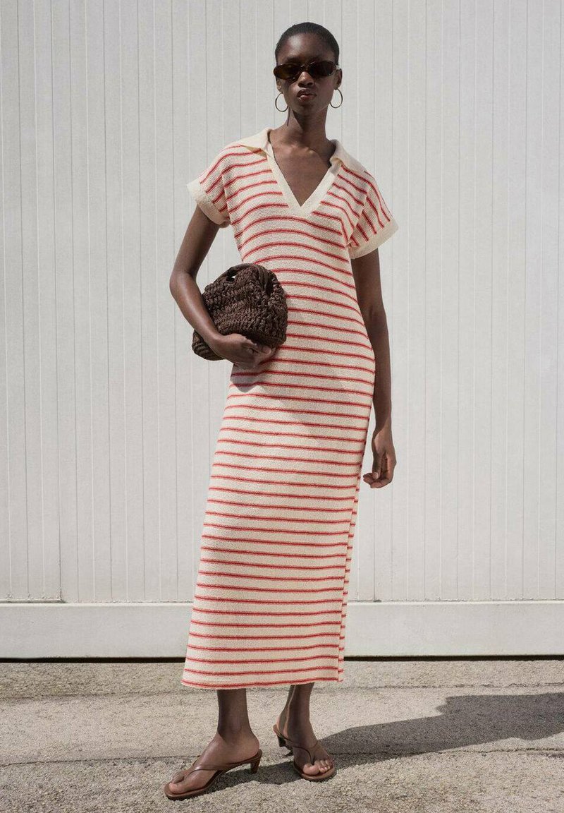 strapless open back dress McQueen // Red Flared Mini Dress – VSP Consignment main image 1
