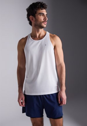 Pier One Sport ESSENTIAL MUSCLE VEST WITH RACER BACK - Felső - white