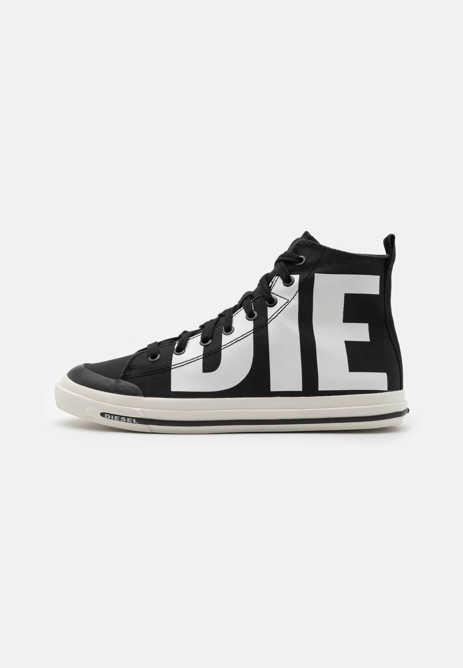 Diesel S-ASTICO MID CUT - Sneakers hoog - black/Zwart - Zalando.nl