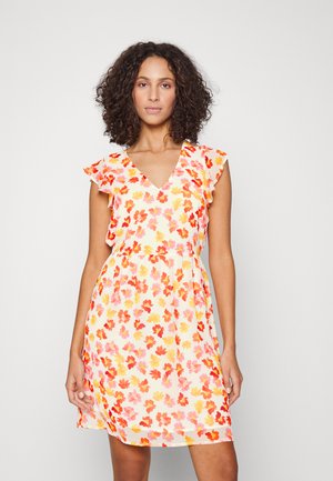 Vero Moda Tall VMRUNA CAP SLEEVE SHORT DRESS - Φόρεμα ημέρας - pristine aop:runa