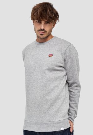 CREW NECK DONUT - Sweatshirt - grau