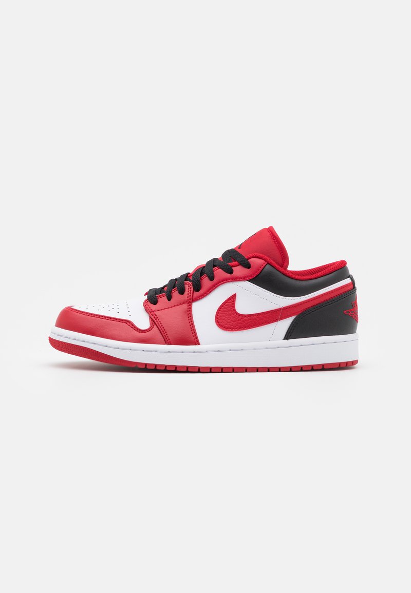 jordan 1 low red black white