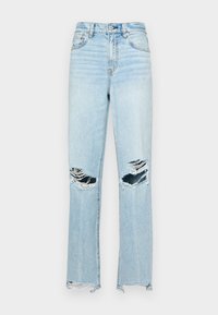SUPER HIGH-RISE BAGGY STRAIGHT - Straight leg jeans - crushed ice