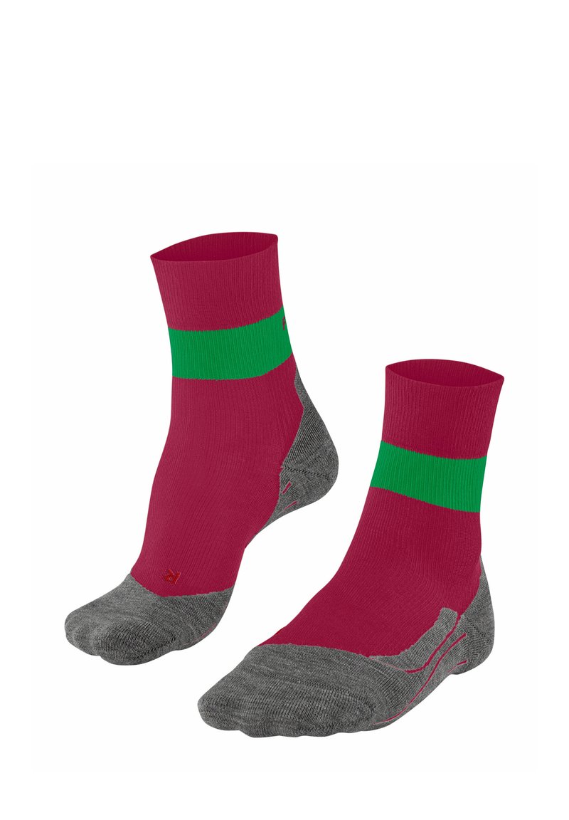 FALKE RU COMPRESSION STABILIZING RUNNING LIGHT CUSHIONING - Chaussettes de sport - red