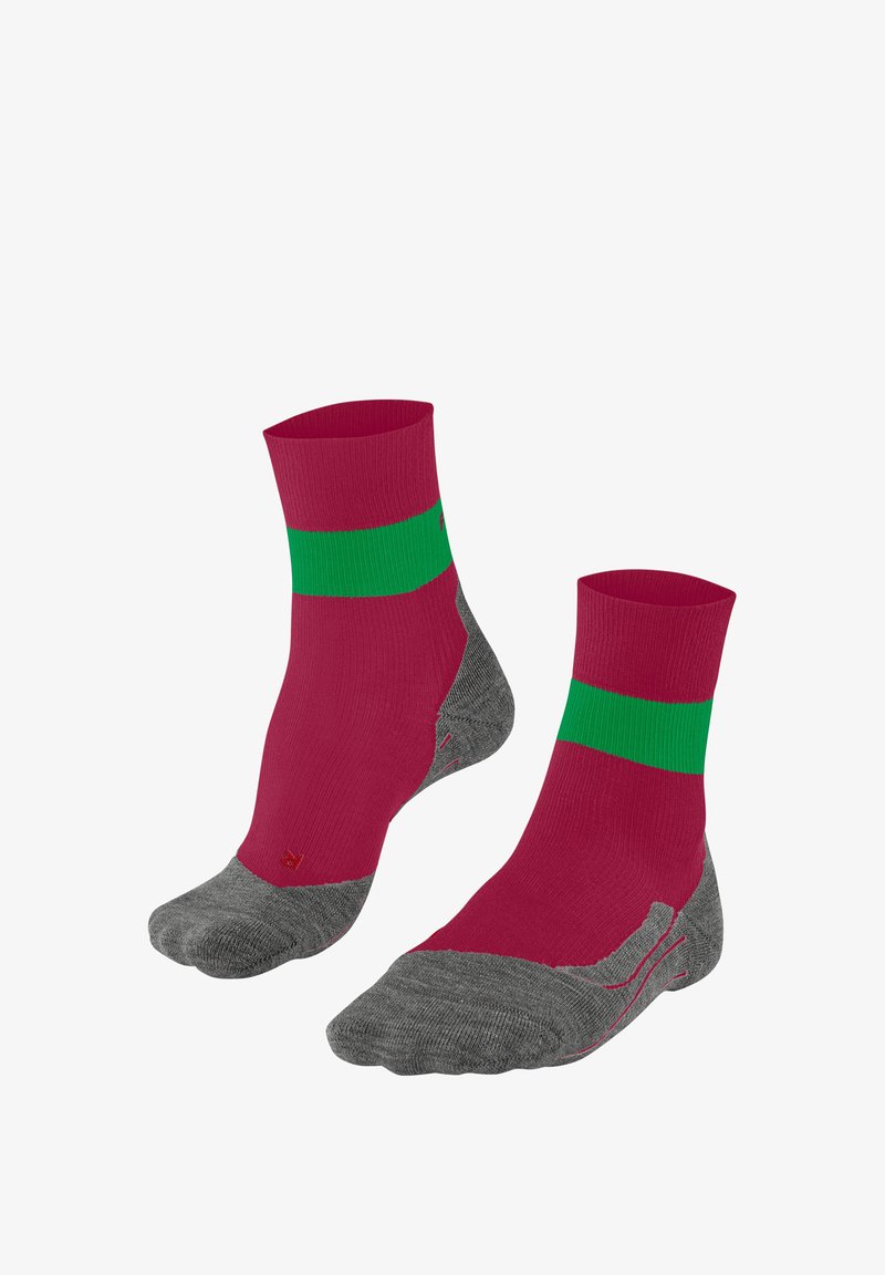 FALKE RU COMPRESSION STABILIZING RUNNING LIGHT CUSHIONING - Sports socks - red