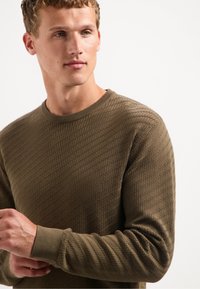 NO EXCESS DIAGONAL - Trui - khaki