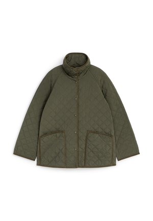 ARKET, ARKET RELAXED QUILTED JACKET - Veste mi-saison - khaki green