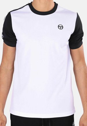 CESENA - T-shirts med print - wht/blk