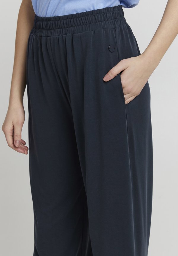 OXBRYNDIS REGULAR FIT WIDE LEG - Trousers - total eclipse4