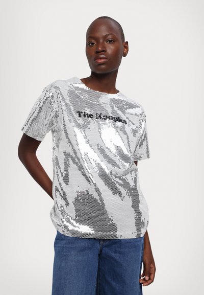 The Kooples T-shirt imprimé - silver coloured