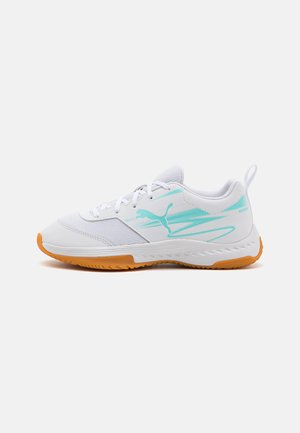 VARION II JR UNISEX - Handball shoes - electric peppermint/white