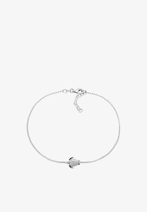 Sølvkædearmbånd med en lille detaljeret skildpadde-vedhæng og justerbar lås med krebs.