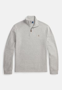 ESTATE-RIB QUARTER-ZIP PULLOVER - Trui - andover heather