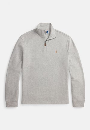 ESTATE-RIB QUARTER-ZIP PULLOVER - Camisola - andover heather