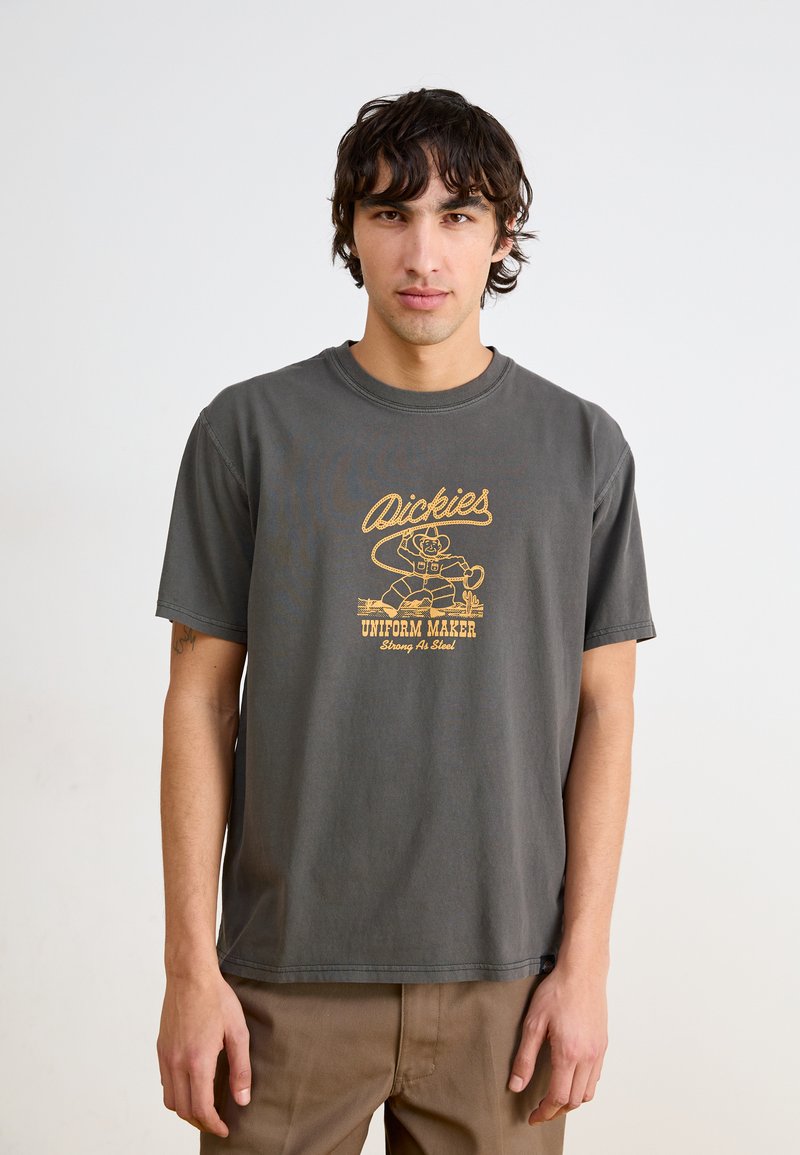 Dickies - ROPE CENTER LOGO TEE - Print T-shirt - black, Enlarge