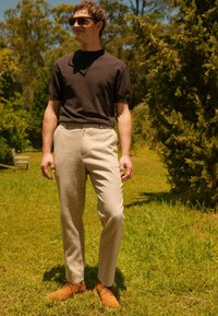 Next TEXTURED-REGULAR FIT - Chino - stone