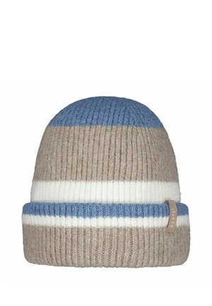 EDRIEN - Beanie - beig/blauw