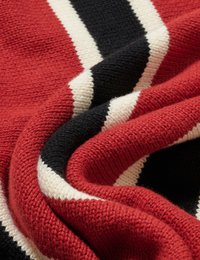 BLKVIS STRIPED UNISEX - Πουλόβερ - merlot