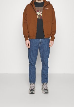 Karl Kani Sudadera con cremallera - brown