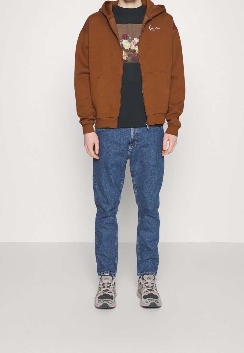 Karl Kani Sudadera con cremallera - brown