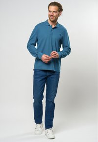 U.S. Polo Assn. BRETT LONG SLEEVE  - Pólóing - indian teal