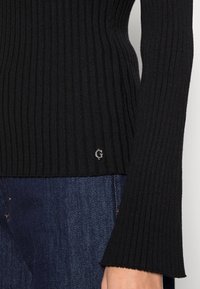 Guess COLETTE WIDE RIB - Camisola - jet black