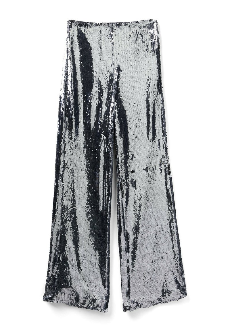 United Colors of Benetton Broek zilverkleurig United Colors of Benetton Broek zilverkleurig