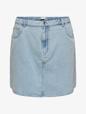 ONLY Carmakoma, JEANSROCK CAREDEN - sukňa v tvare A - light blue denim