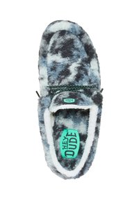 HEYDUDE WALLY SLIPPER COZY CAMO - SLIP-ONS - Pantuflas - blue multicolor