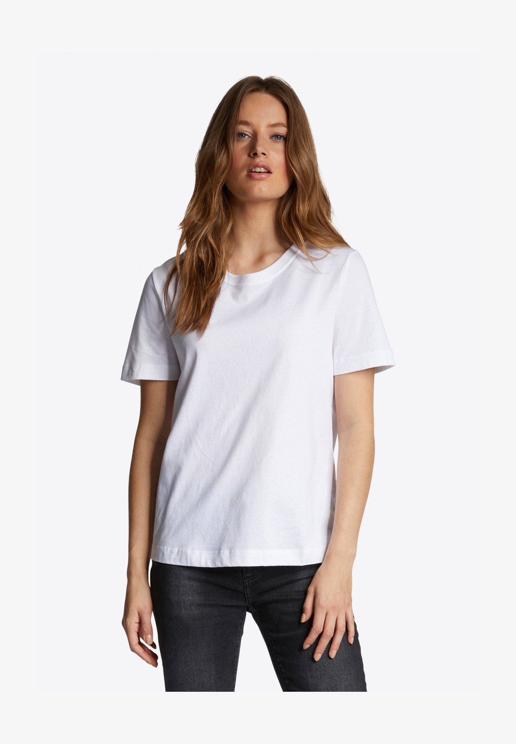 Noisy May Nmsuper S/S Top Noos T-Shirt Donna - Girocollo E Maniche Corte - Cotone Elastico - Basic