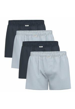 4ER PACK , LOGO - Bokserishortsit - blau