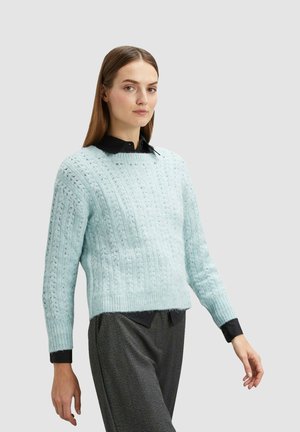 Striktrøje - azzurro