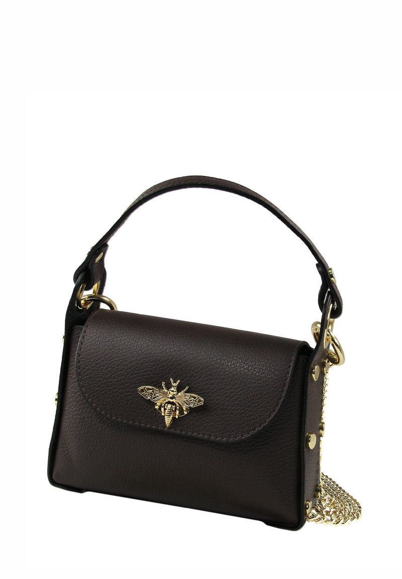 DrachenLeder UMHÄNGE - Sac à main - dunkelbraun