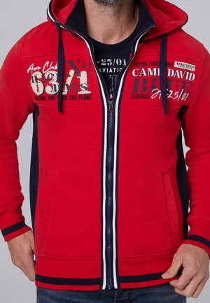 Sweatjacke - red
