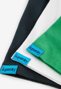 Superdry & Co REGULAR FIT - PRINTED LOGO 3 PACK - Trükipildiga T-särk - green white