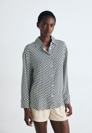LONGSLEEVE - Haut de pyjama - black/white
