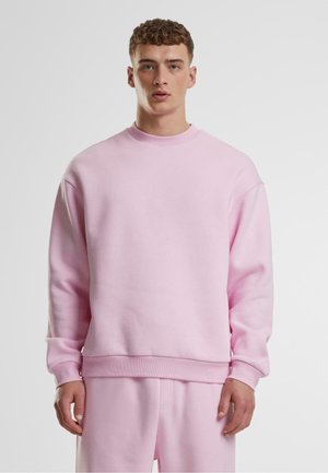 Urban Classics FLUFFY CREWNECK - Sweatshirt - softpink