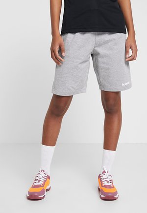 HMLGO BERMUDA - kurze Sporthose - grey melange