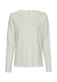 Langærmet T-shirt - eukalyptus stripes