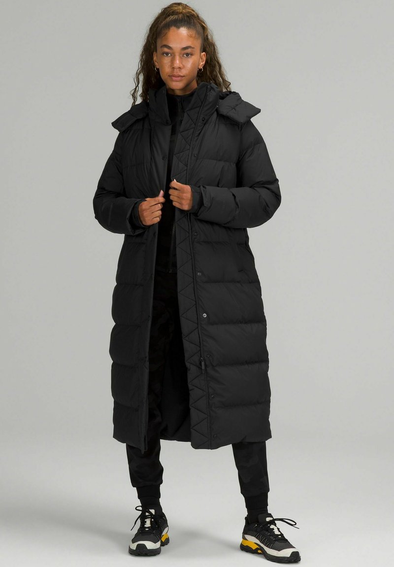 lululemon WUNDER PUFF LONG - Gewatteerde jas - black