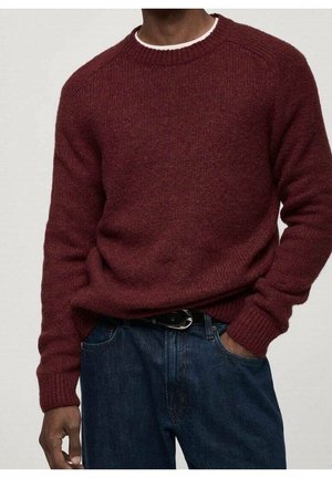 Mango, Pullover - bordeaux